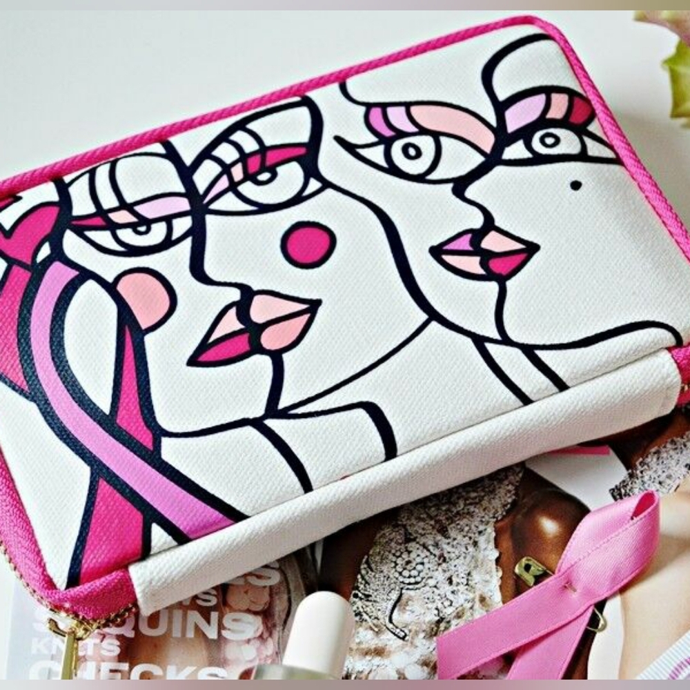 Estee Lauder Pink Ribbon Limited Edition Makeup Bag Pencil Case
